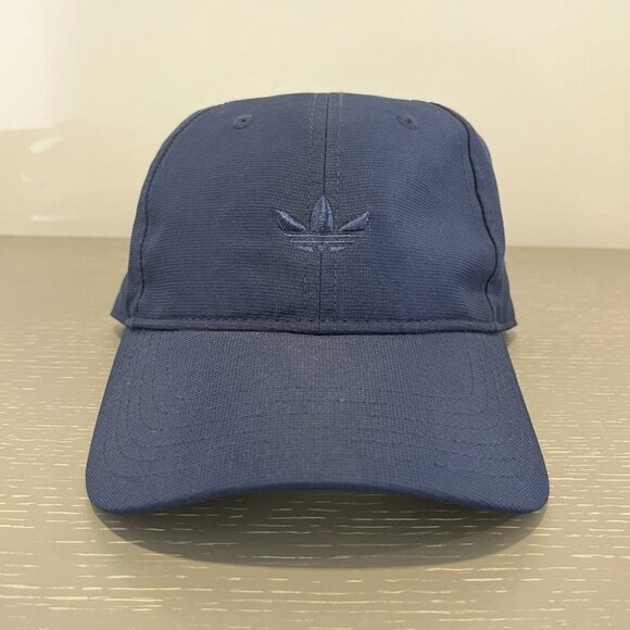 Adidas Originals Mens Modern Relaxed Fit Strapback Cap in Collegiate Navy NWOT - Picture 1 of 4